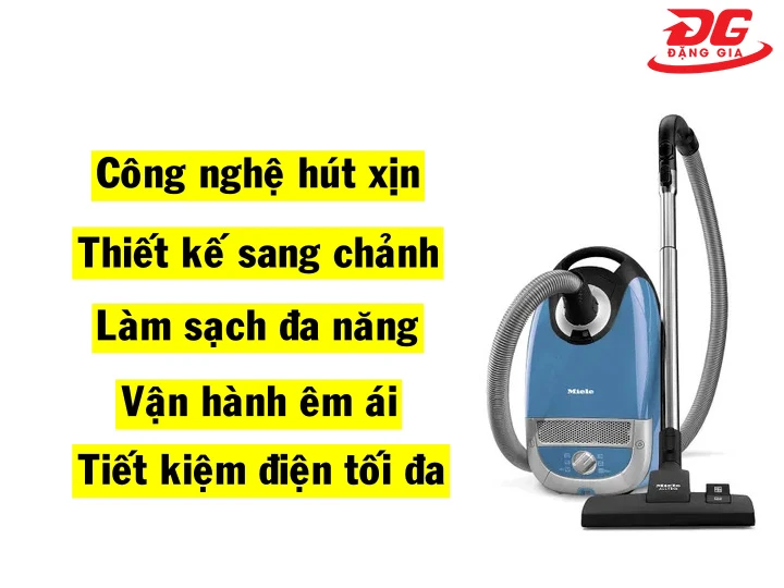 ưu điểm nổi bật của máy hút bụi Đức
