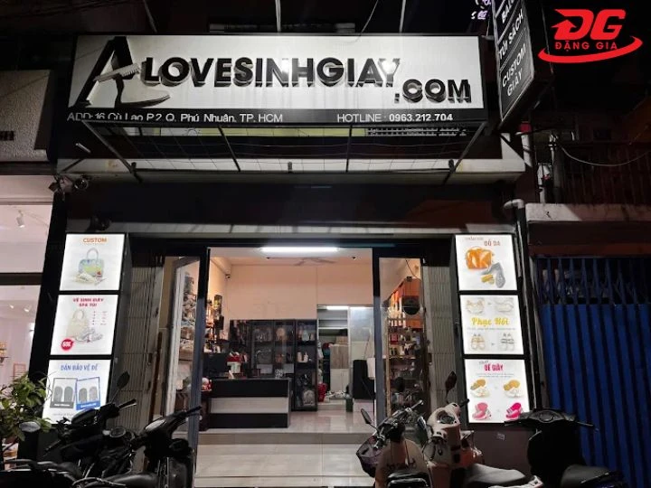 Tiệm vệ sinh giày ở Bình Thạnh ALOVESINHGIAY
