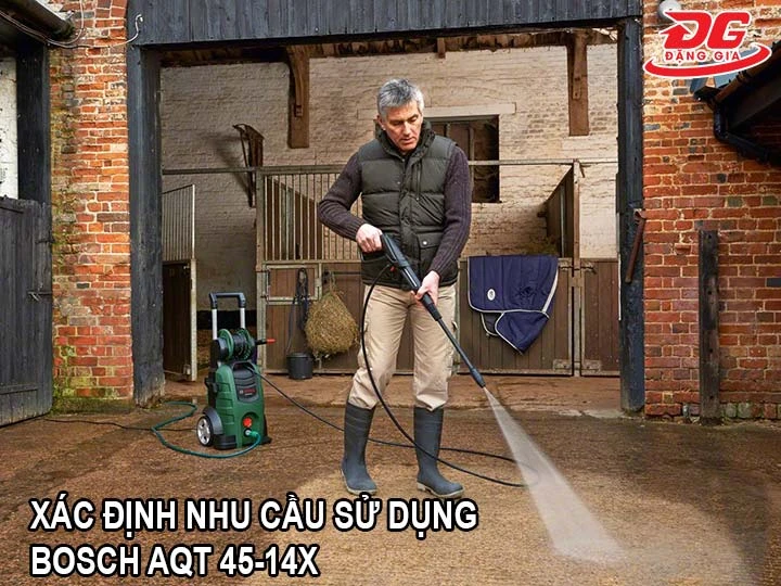 xác định nhu cầu sử dụng Bosch AQT 45-14x