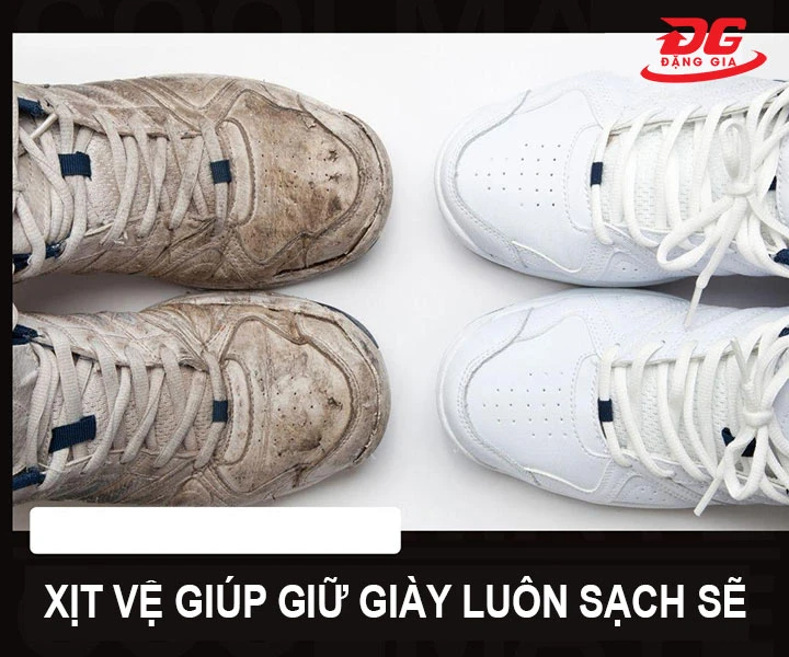 xịt vệ sinh giúp Giữ Giày Luôn Sạch Sẽ