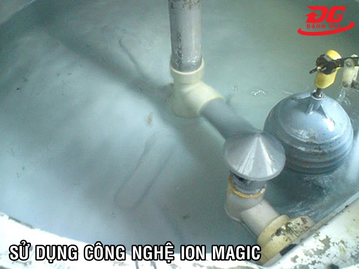 xử lý Cáu cặn tháp giải nhiệt bằng ion magic