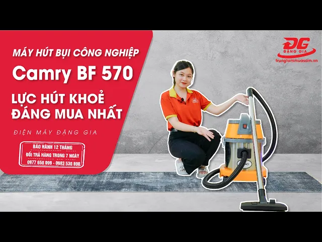 Máy hút bụi hút nước công nghiệp 15L Camry BF-570 6