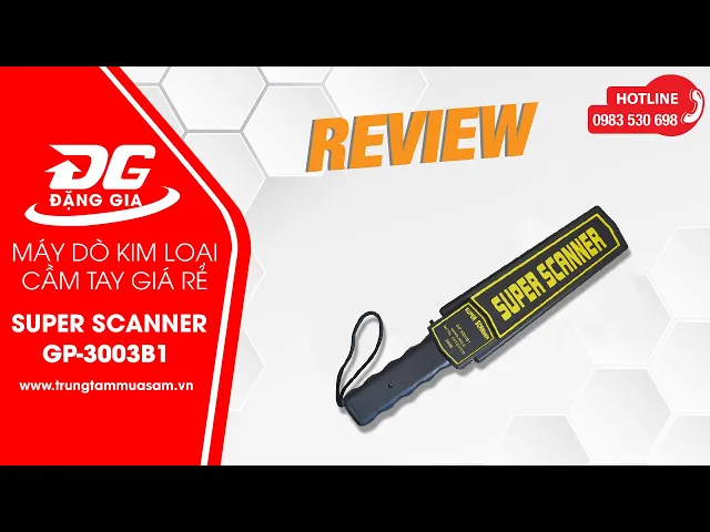 Máy dò kim loại Super Scanner GP-3003B1 5