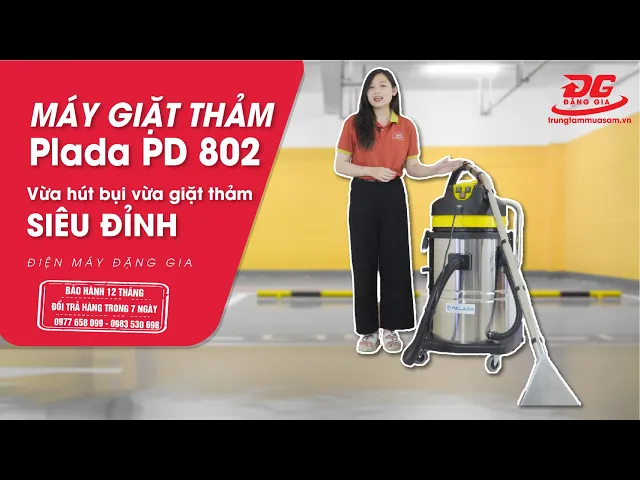 Máy giặt thảm phun hút Palada PD-802 8