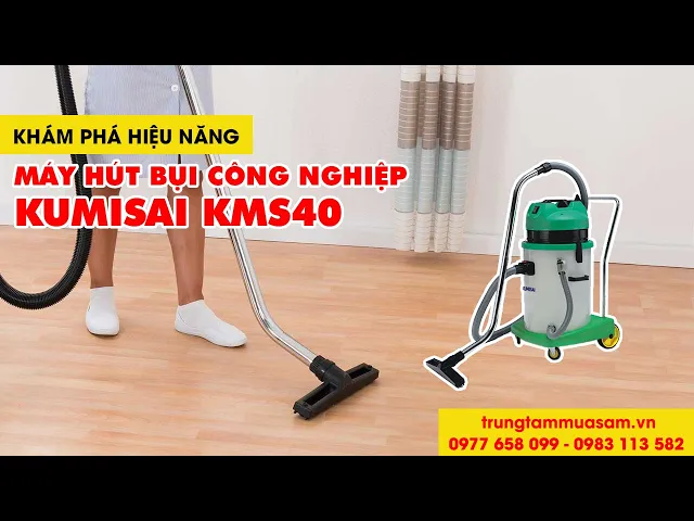 Máy hút bụi thùng nhựa Kumisai KMS40 6