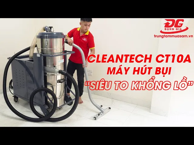 Máy hút bụi công nghiệp CleanTech CT 10A 7