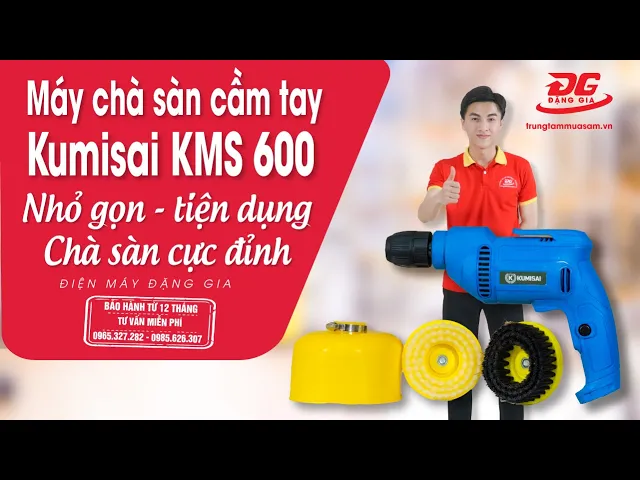 Máy chà sàn cầm tay Kumisai KMS 600 8