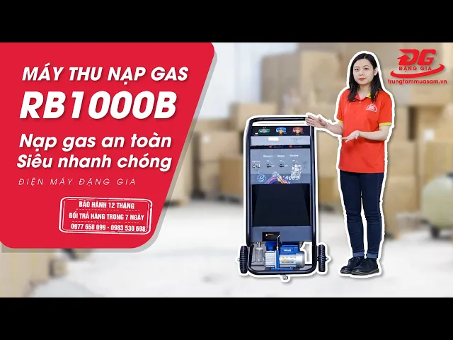 Máy nạp - thu hồi gas lạnh tự động RB-1000B 6