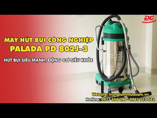 Máy hút bụi công nghiệp Palada PD 802J-3 8