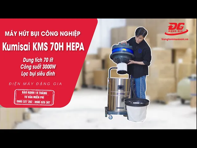 Máy hút bụi Kumisai KMS70H HEPA 5