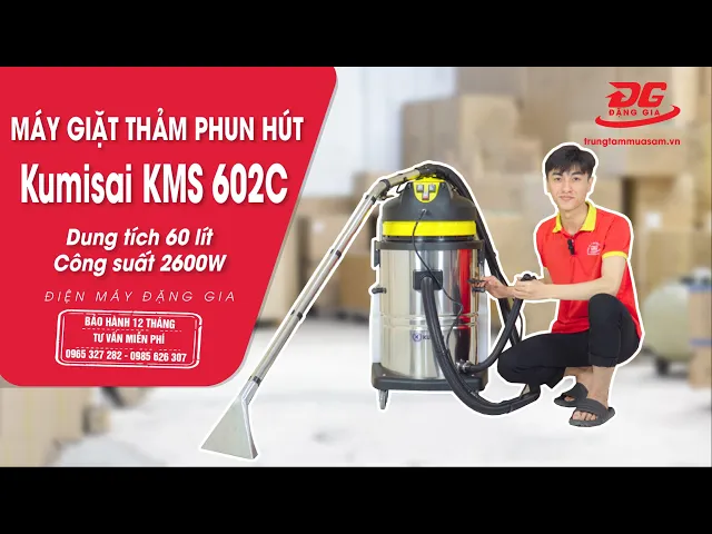 Máy giặt thảm phun hút Kumisai KMS 602C 6