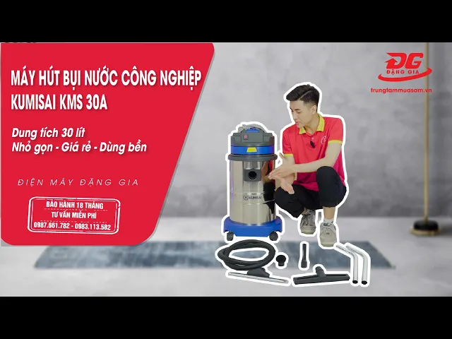 Máy hút bụi công nghiệp Kumisai KMS 30A 6