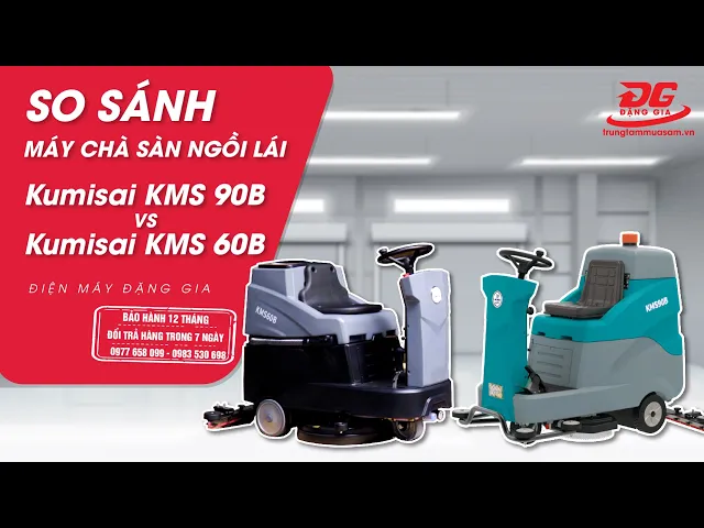 Máy chà sàn liên hợp ngồi lái Kumisai KMS 60B 7