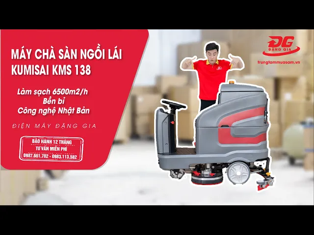 Máy chà sàn ngồi lái Kumisai KMS 138 7