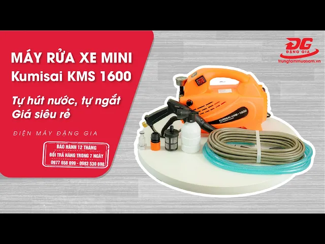 Máy rửa xe gia đình Kumisai KMS 1600 6