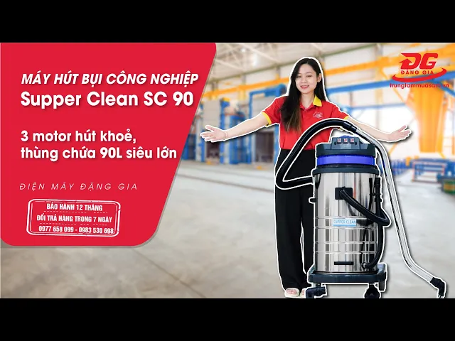 Máy hút bụi công nghiệp Supper Clean SC 90 6