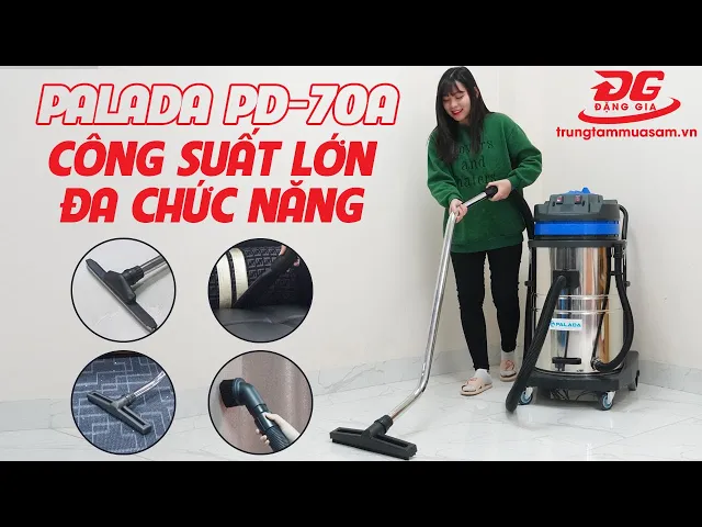 Máy hút bụi công suất lớn Palada PD 70A 7