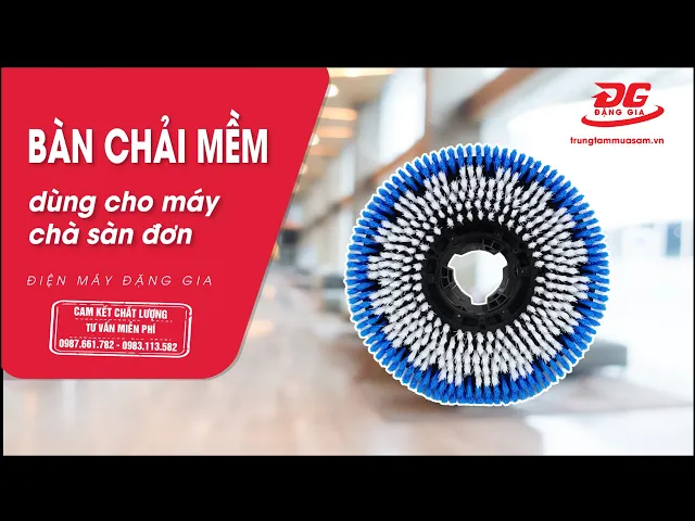 Bàn chải mềm máy chà sàn 6