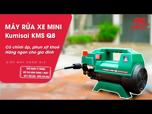 Máy rửa xe gia đình Kumisai KMS Q8 (có chỉnh áp) 5