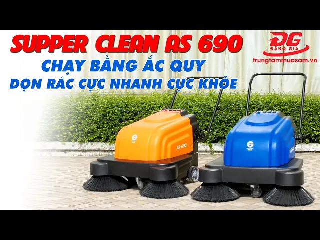 Máy quét rác chạy bằng ắc quy Supper Clean AS-690 6
