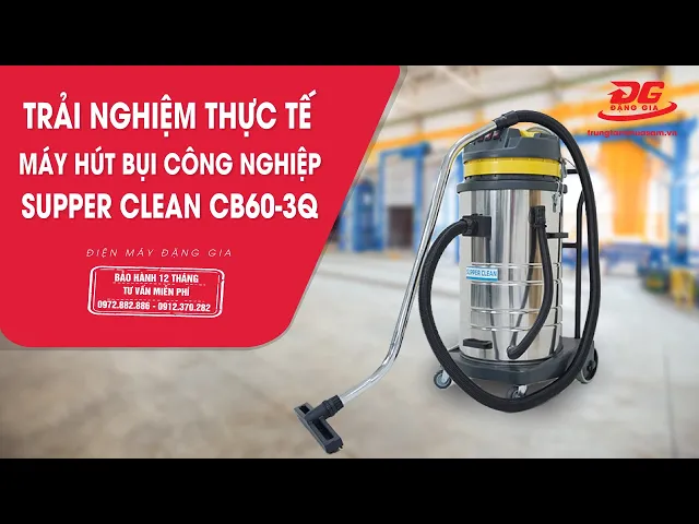 Máy hút bụi công nghiệp Supper Clean CB60-3Q 4
