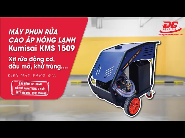 Máy phun rửa cao áp nóng lạnh Kumisai KMS 1509 6