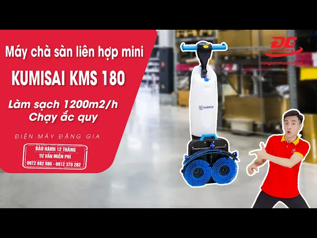 Máy chà sàn liên hợp mini Kumisai KMS-180 6
