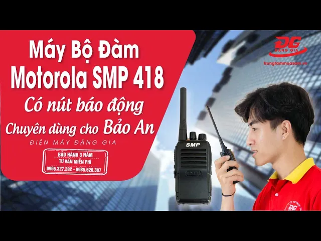 Máy bộ đàm liên lạc Motorola SMP-418 5