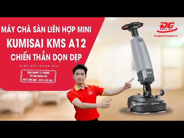Máy chà sàn liên hợp mini Kumisai KMS-A12 8