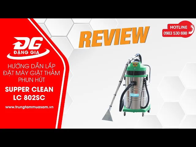 Máy giặt thảm phun hút Supper Clean LC-802SC 6