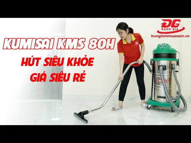 Máy hút bụi hút nước Kumisai KMS80H HEPA 7